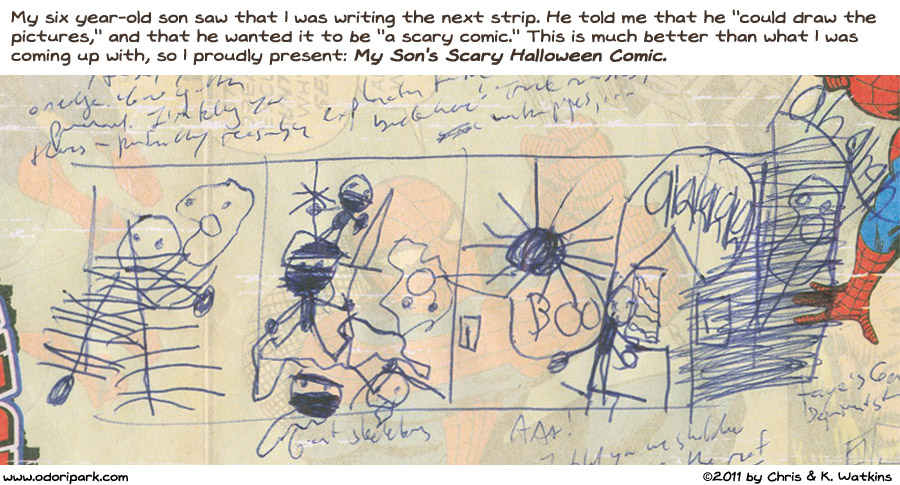 Odori Park by Chris Watkins: A Scary Halloween Comic